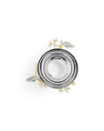 Lovebirds Silver & Gold Nut Bowl