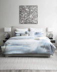 Michael Aram After The Storm Dec Pillow Sky and Silver