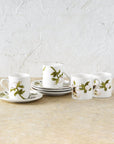 Michael Aram Anemone Painted Demitasse Set of 4