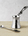 Michael Aram Black Orchid Coffee Pot with Spoon - Medium