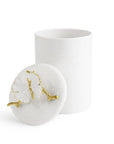 Michael Aram Butterfly Ginkgo Gold Porcelain Canister