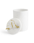 Michael Aram Butterfly Ginkgo Gold Porcelain Canister