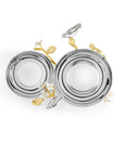 Michael Aram Lovebirds Silver & Gold Double Dish