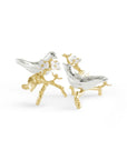 Michael Aram Lovebirds Silver & Gold Pair Decorative Object (2 pc)