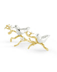 Michael Aram Lovebirds Silver & Gold Pair Decorative Object (2 pc)