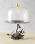 Michael Aram Pomegranate Pastry Dish with Dome