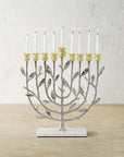 Michael Aram Pomegranate Silver & Gold Menorah
