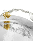 Michael Aram Pomegranate Silver & Gold Oval Tray