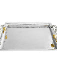 Michael Aram Pomegranate Silver & Gold Serving Tray