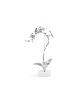 Michael Aram Silver Orchid Stem Sculpture Small
