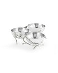 Michael Aram Silver Orchid Triple Bowl