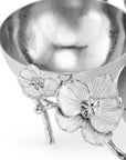 Michael Aram Silver Orchid Triple Bowl