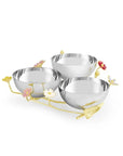 Michael Aram Wildflower Triple Dish