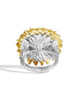 Vincent 25mm Ring with White Diamonds