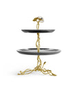 Michael Aram Anemone 2-Tier Etagere