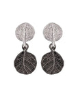 Michael Aram Botanical Leaf Earrings with Diamonds