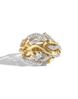 Michael Aram Branch Coral Ring with Diamonds