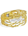 Michael Aram Enchanted Forest Cuff Bracelet with Diamonds