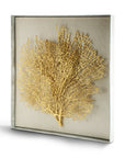 Michael Aram Fan Coral Large Fabric Shadow Box