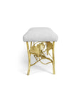 Michael Aram Golden Ginkgo Bench