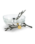 Michael Aram Pomegranate Glass Bowl w/ Spoon