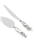 Michael Aram White Orchid Wedding Cake Knife & Server Set
