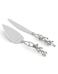 Michael Aram White Orchid Wedding Cake Knife & Server Set