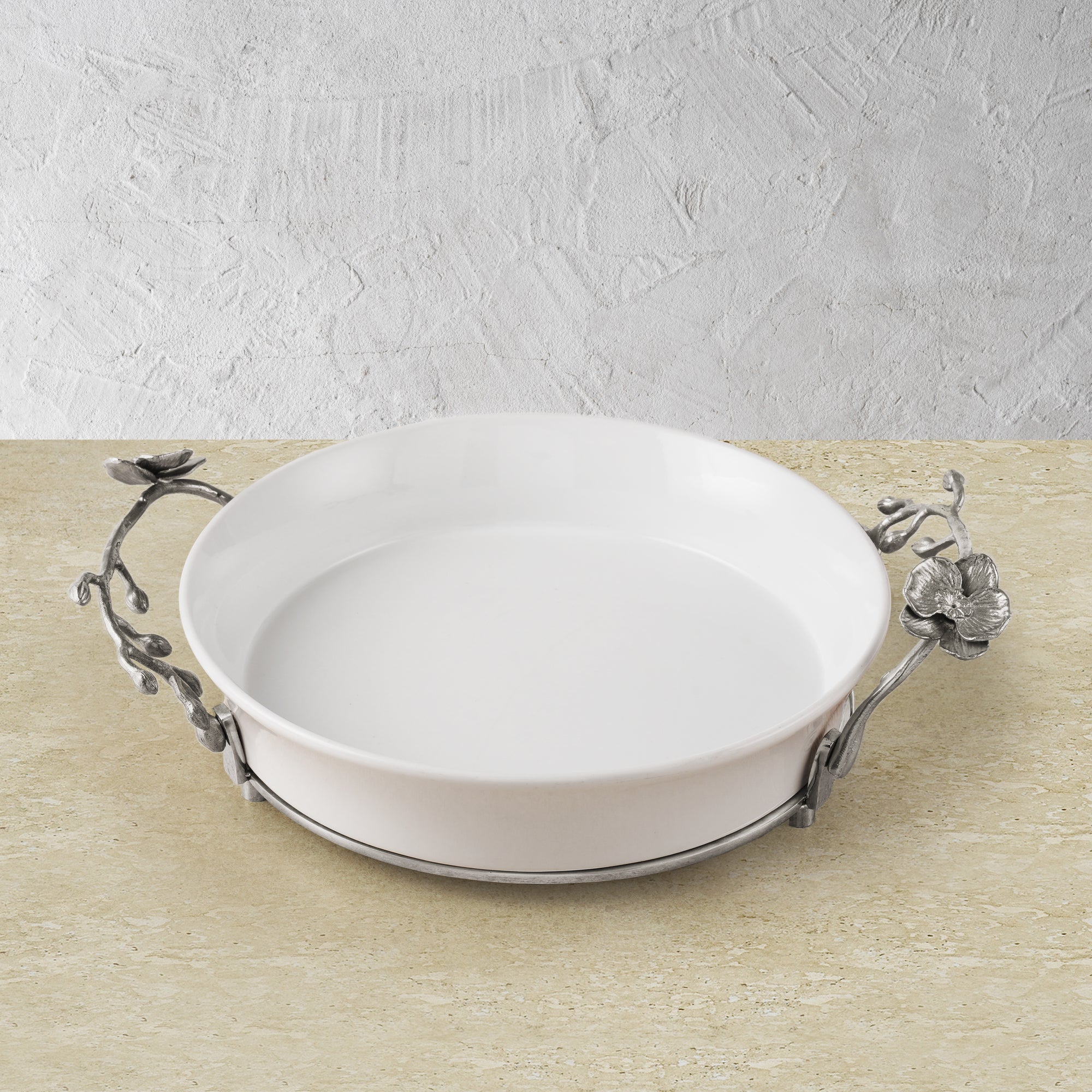 Michael Aram White Orchid Pie Dish