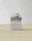 White Orchid Tissue Box Holder