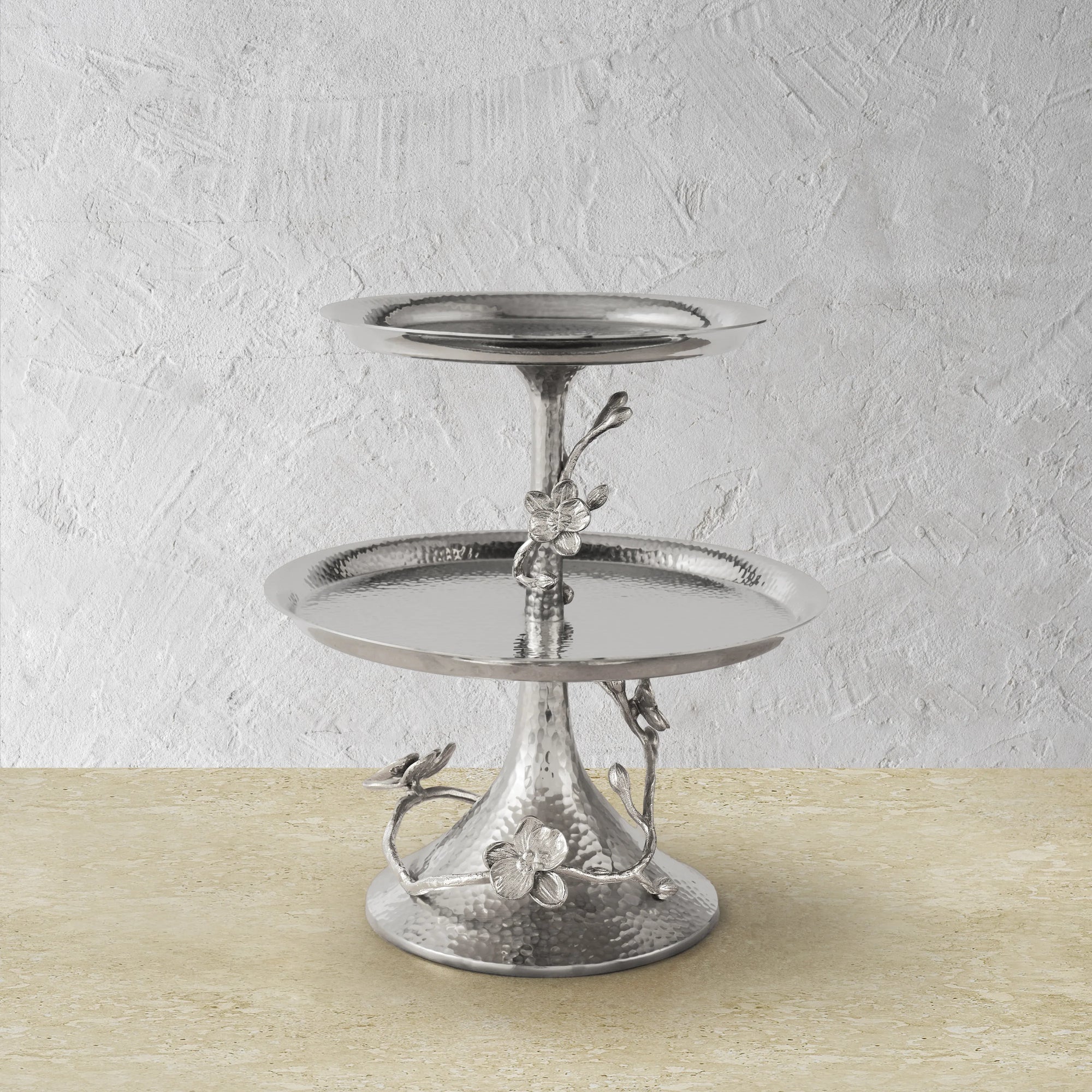 Michael Aram White Orchid 2-Tier Etagere