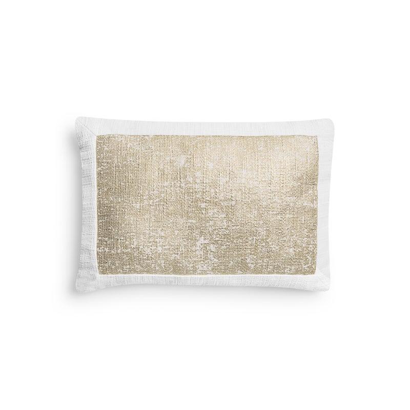 Michael Aram After The Storm Dec Pillow White and Gold