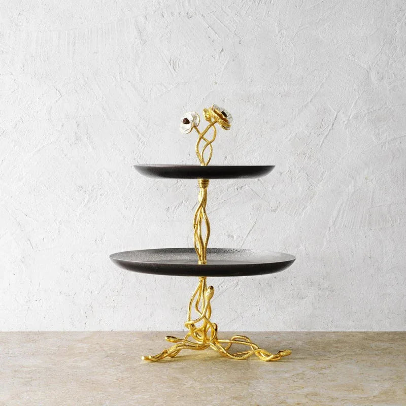 Michael Aram Anemone 2 - Tier Etagere