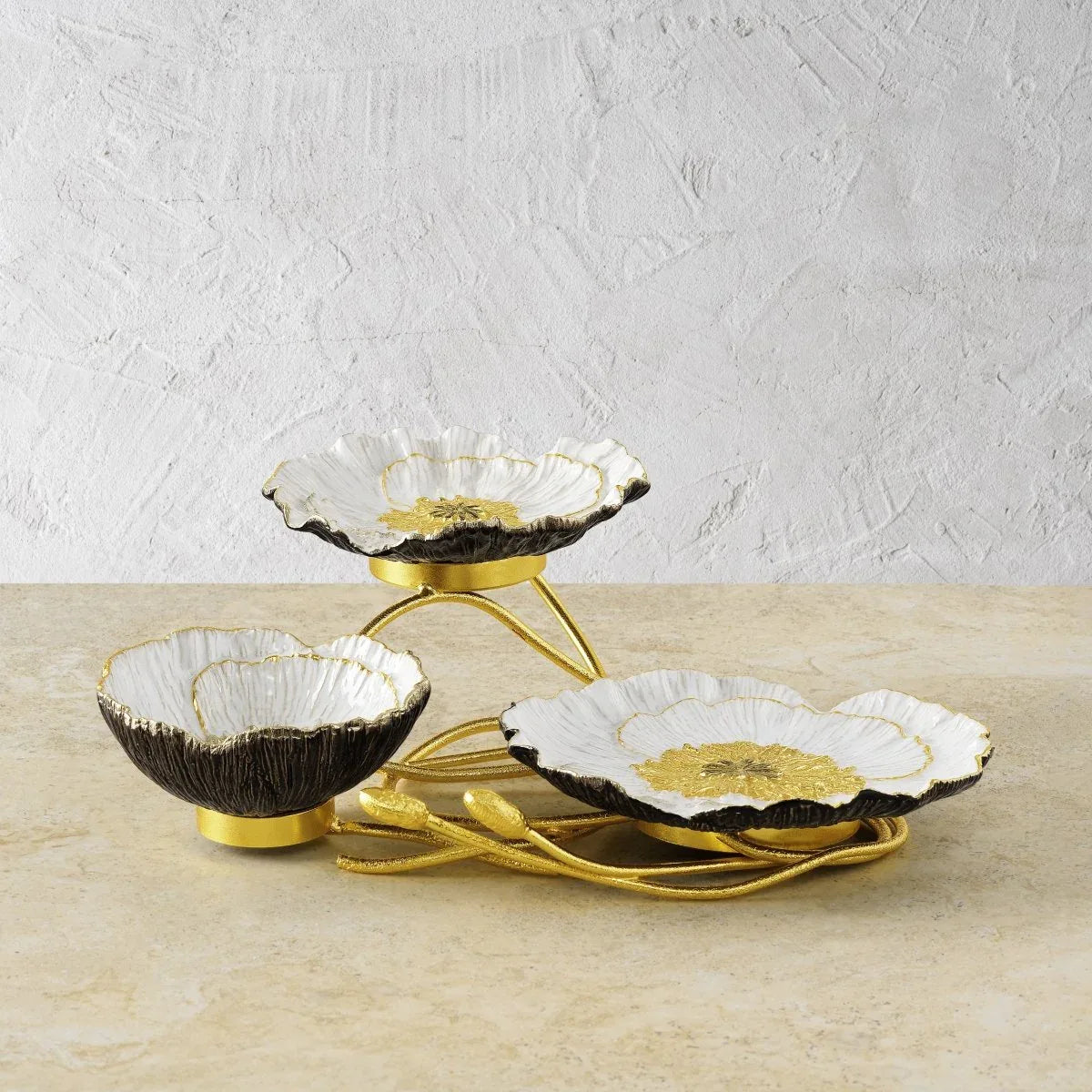 Michael Aram Anemone 3 - Tier Dish
