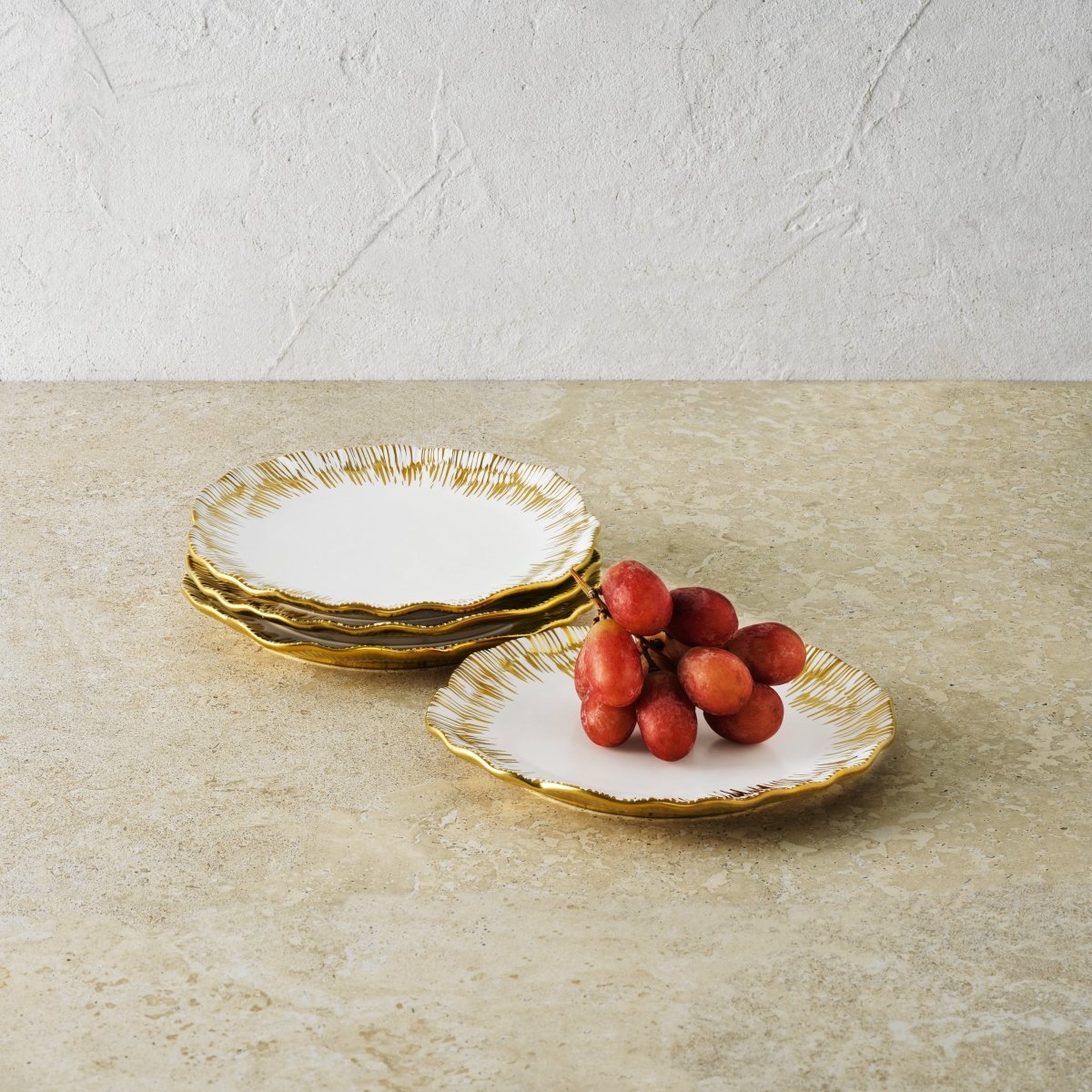 Michael Aram Anemone Tidbit Plate Set