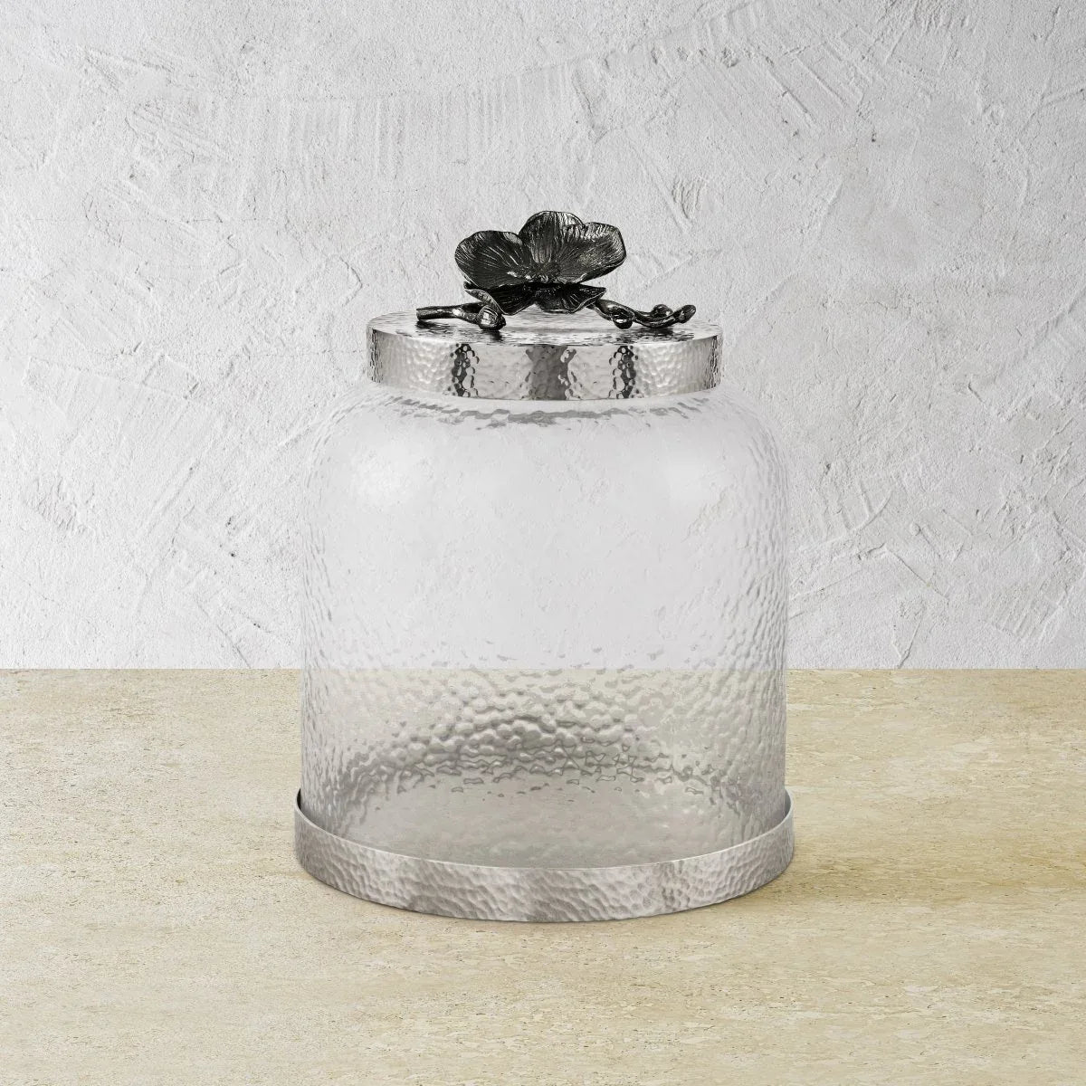 Michael Aram Black Orchid Cookie Jar