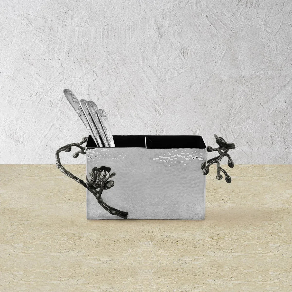 Michael Aram Black Orchid Cutlery Caddy