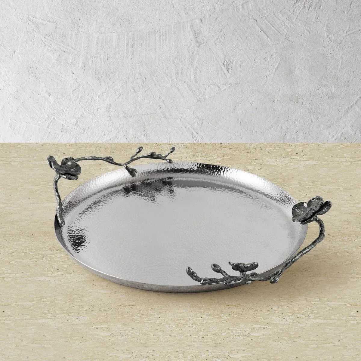 Michael Aram Black Orchid Round Tray