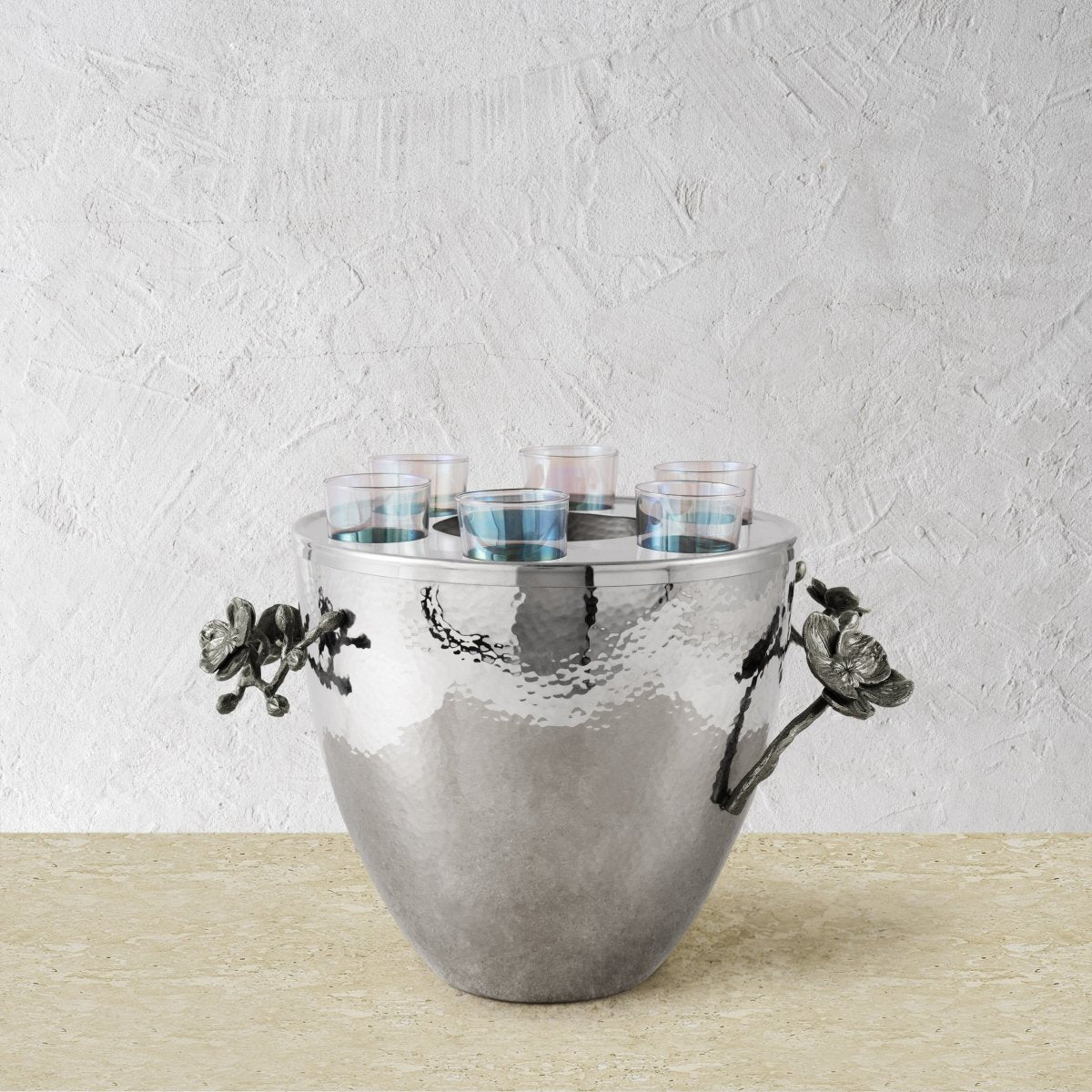 Michael Aram Black Orchid Vodka Service