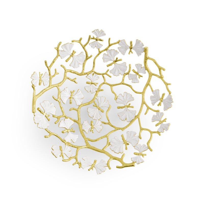 Michael Aram Butterfly Gingko Gold Bread Basket