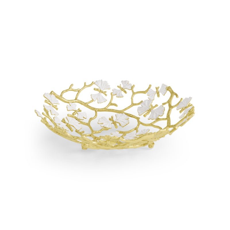 Michael Aram Butterfly Gingko Gold Bread Basket