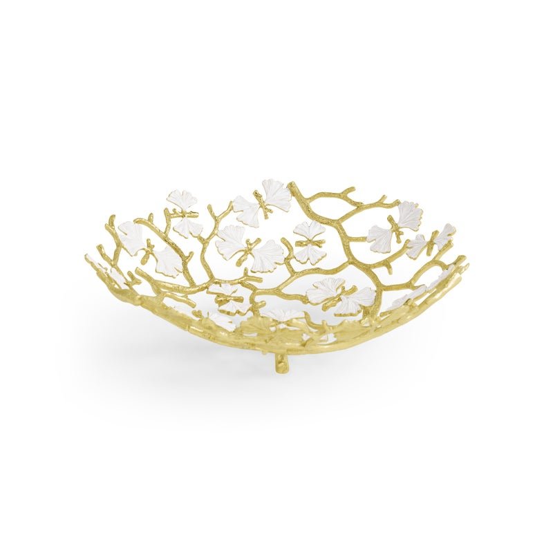 Michael Aram Butterfly Gingko Gold Bread Basket
