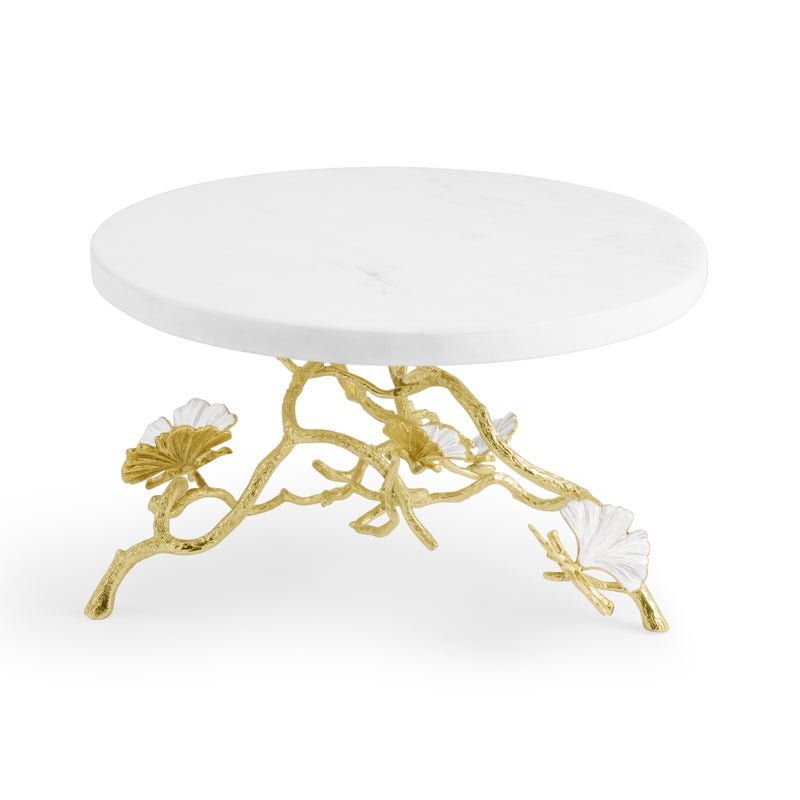 Michael Aram Butterfly Gingko Gold Cakestand