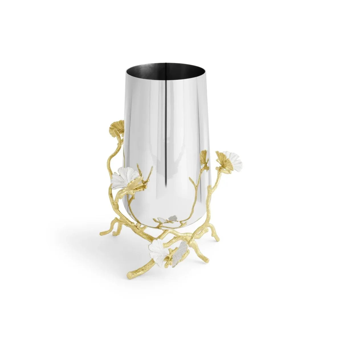 Michael Aram Butterfly Ginkgo Gold Vase
