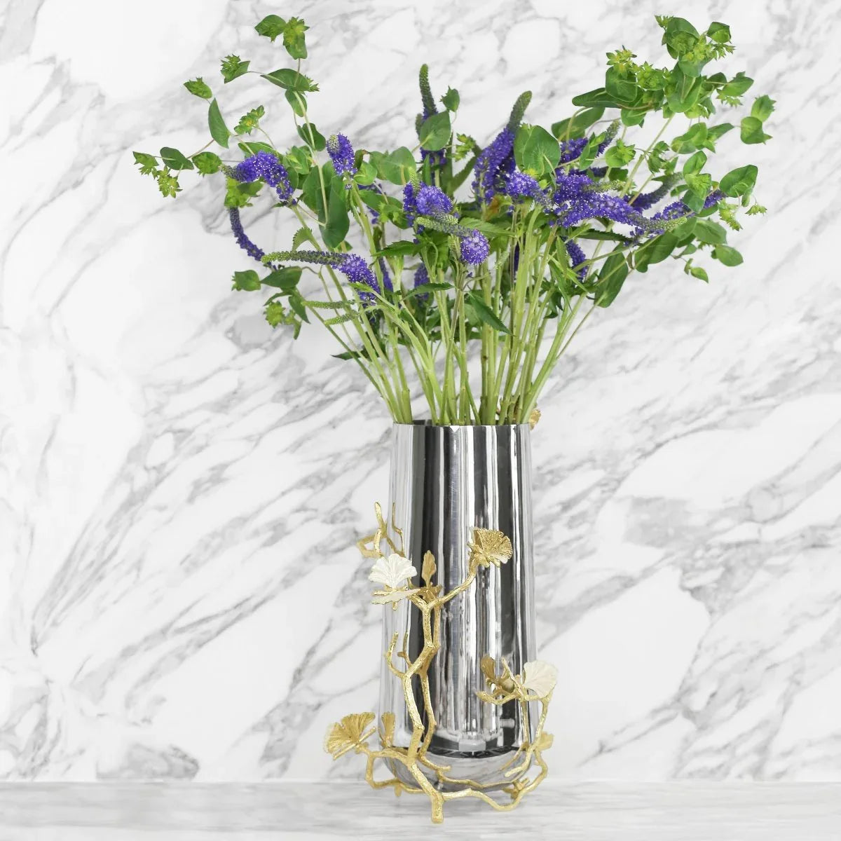 Michael Aram Butterfly Ginkgo Gold Vase