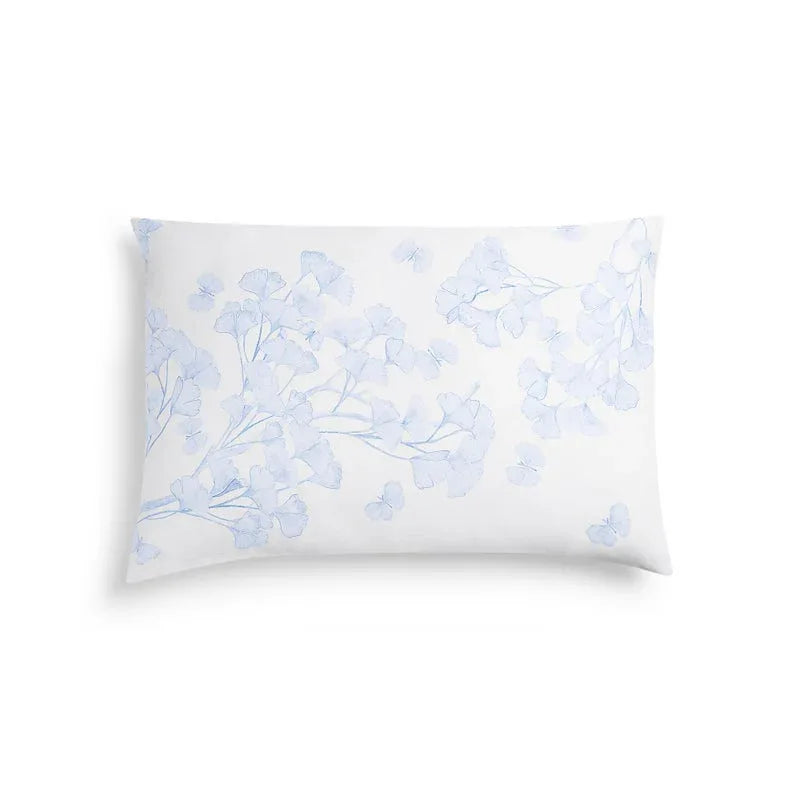 Michael Aram Butterfly Ginkgo Standard Shams - Sky and White