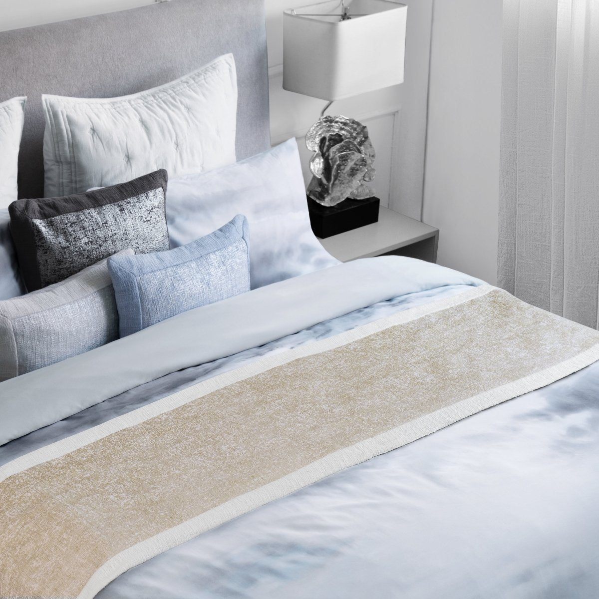 Michael Aram Foiled Bed Scarf Gold