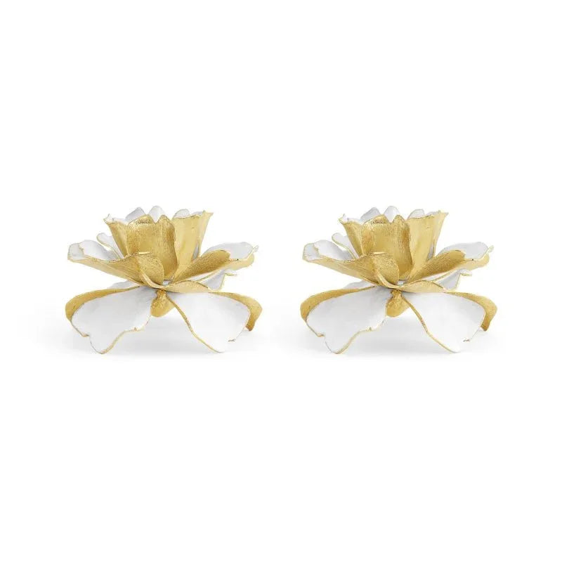 Michael Aram Gardenia Candleholders S/2