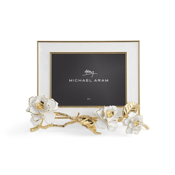 Michael Aram Gardenia Enameled White Frame (5X7)
