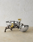 Michael Aram Lovebirds Double Dish