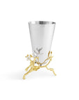 Michael Aram Lovebirds Silver & Gold Small Vase